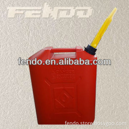 HDPE cheap plastic fuel jerry can with small lip